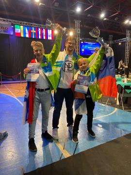 Jaka Polesnik in Jaša Končar Jaka si je priplesal 4. mesto, Jaša Končar pa je postal nov Svetovni prvak