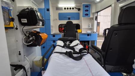 Notranjost reševalnega vozila