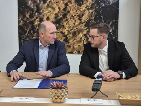 župan Občine Litija in dirkektor ZD Litija