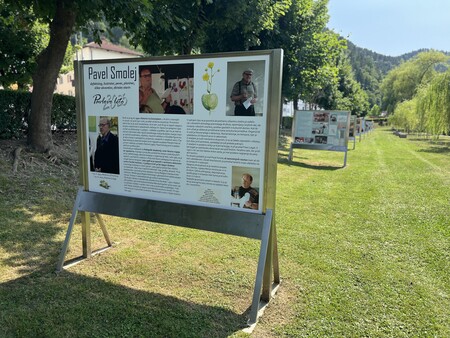 Slika razstave v Parku ob Savi