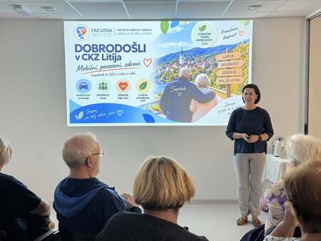 vodja centra, gospa Neja Perić